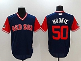 Red Sox 50 Mookie Betts Mookie Navy 2018 Players Weekend Stitched Jersey,baseball caps,new era cap wholesale,wholesale hats